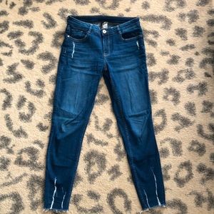 Distressed Denim Jeans